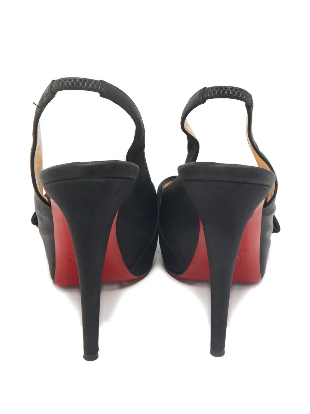 Christian Louboutin Pre-Owned bow-detail pumps - Zwart