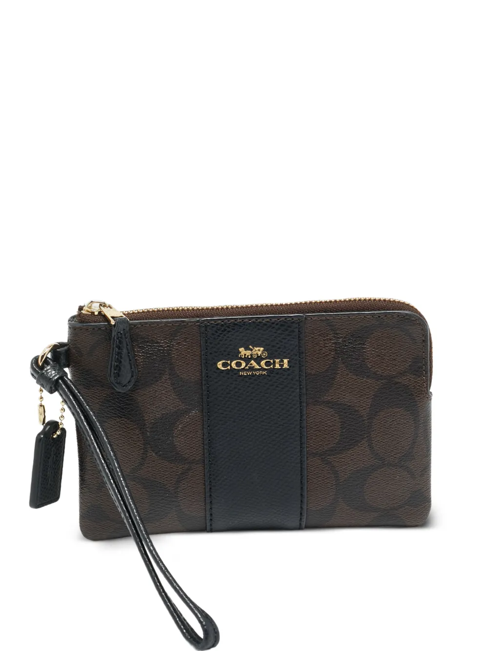 Coach Vintage Clutch con zip - Marrone