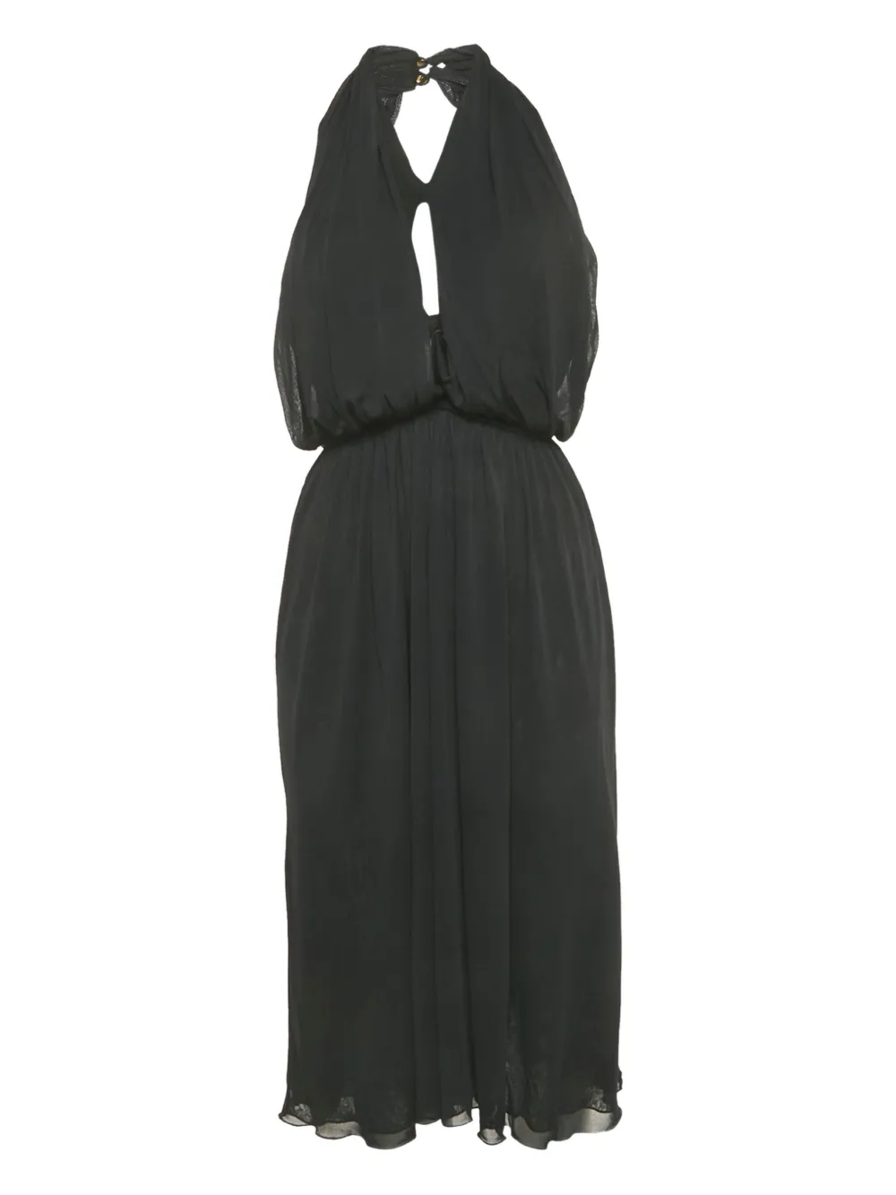 Gucci Pre-Owned halterneck midi dress - Nero