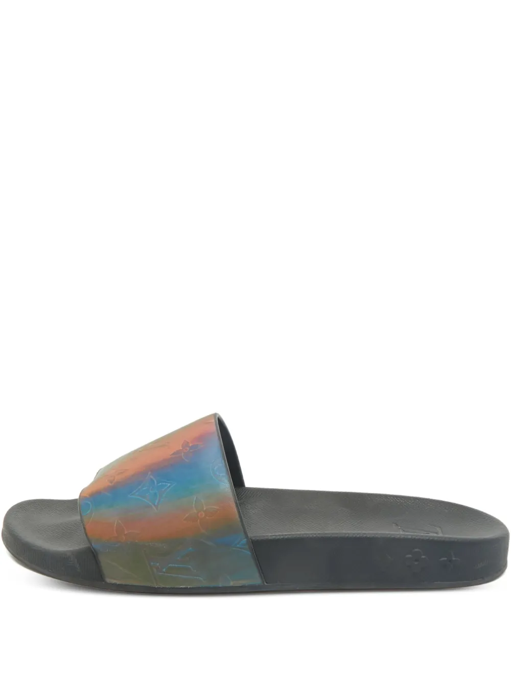 Louis Vuitton Pre-Owned monogram slides | Blue | Image 1