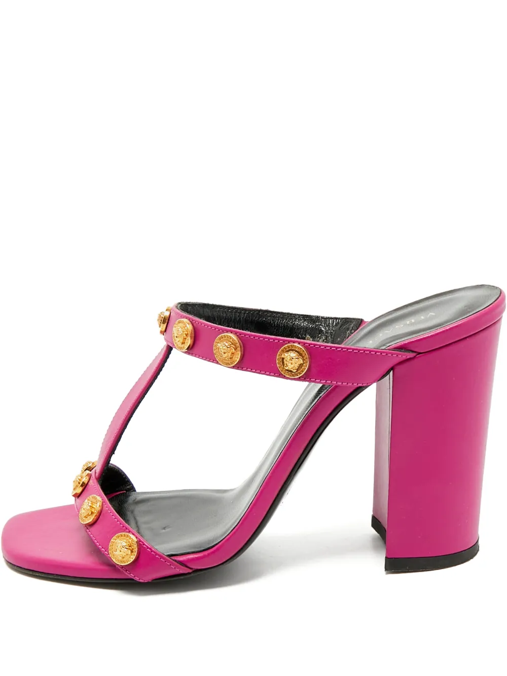 Versace Pre-Owned Medusa leather sandals - Rosa