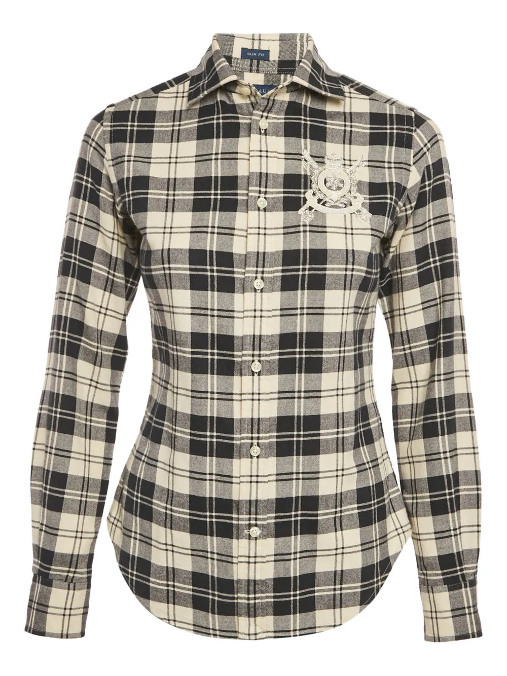 Polo Ralph Lauren Vintage check-pattern long-sleeve shirt - Blu