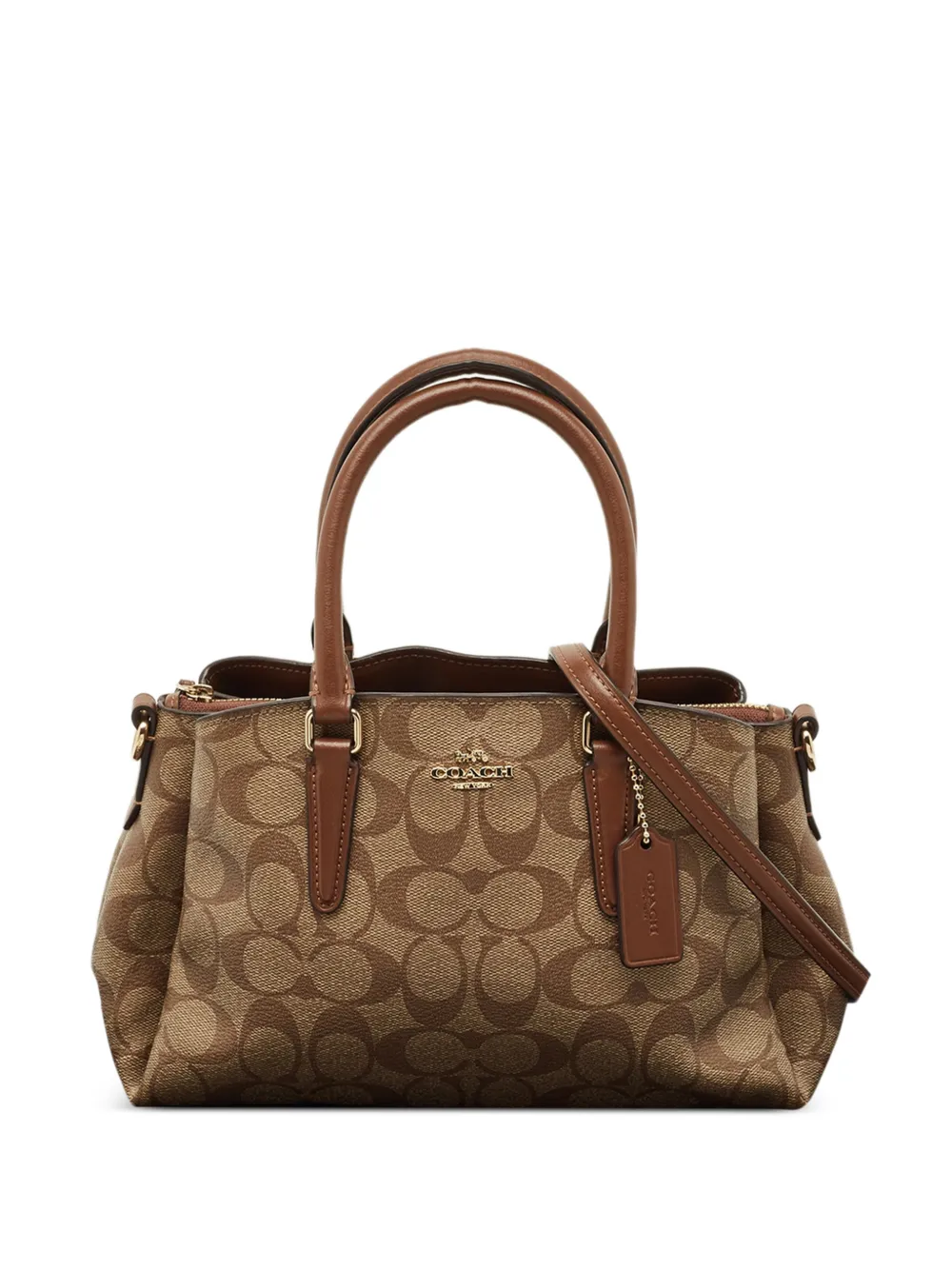 Coach logo-print tote bag - Braun