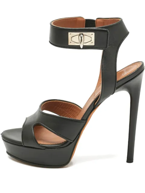 Givenchy Pre-Owned ankle-strap leather heeled sandals 