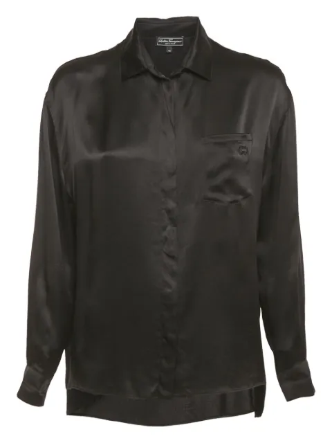 Ferragamo Pre-Owned chest-pocket shirt