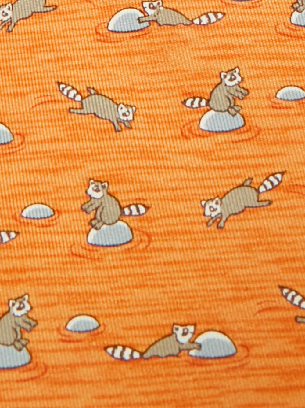 Hermès Pre-Owned raccoon-print silk tie | Image 2