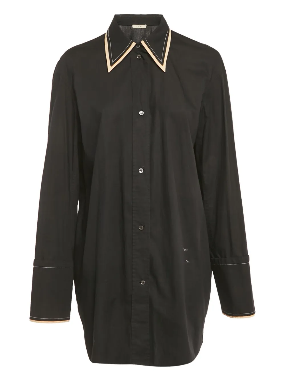 Celine Pre-Owned cotton shirt - Nero