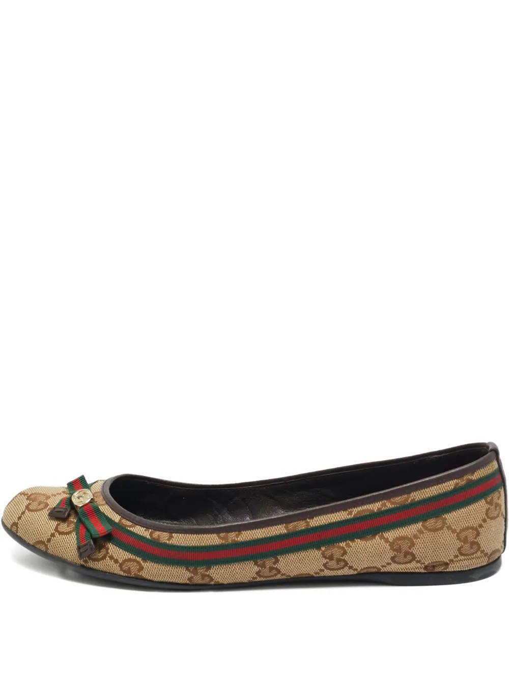 Gucci Pre-Owned Mayfair ballet flats - Marrone