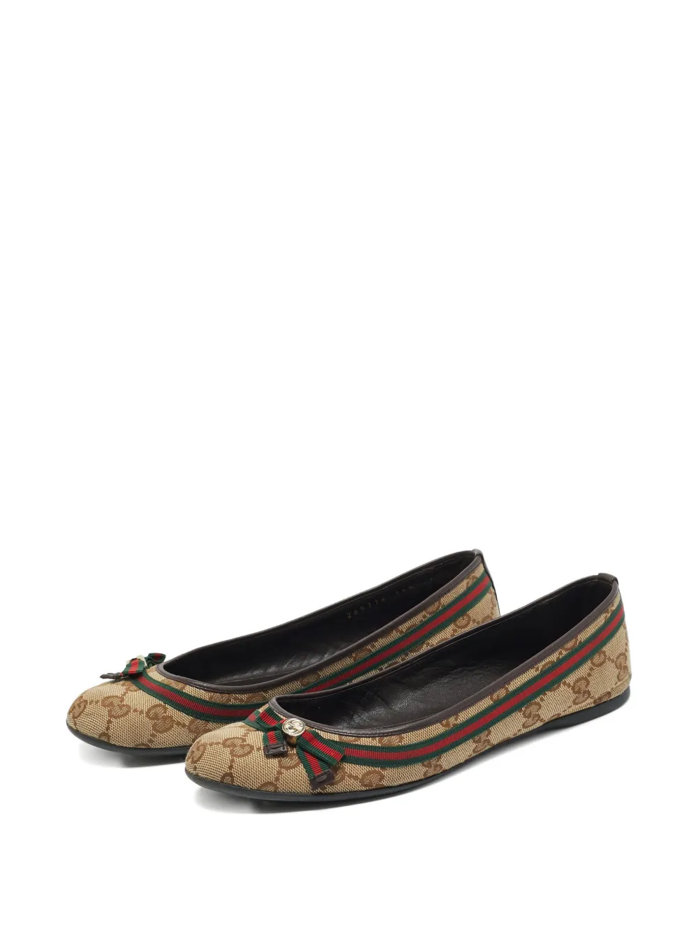 Gucci Pre-Owned Mayfair ballet flats - Bruin