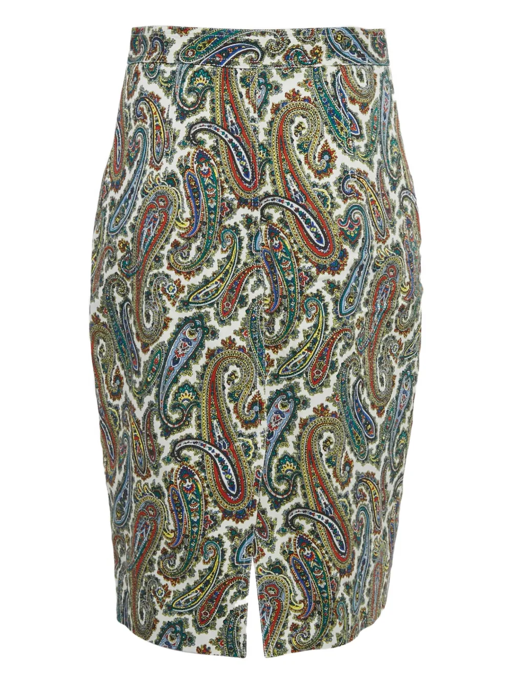 Diane Von Furstenberg Vintage paisley zip-fastening pencil skirt - Grün