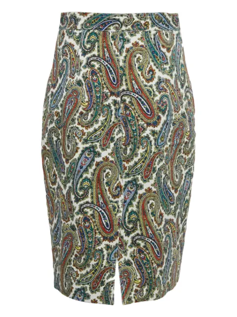 Diane Von Furstenberg Vintage paisley zip-fastening pencil skirt