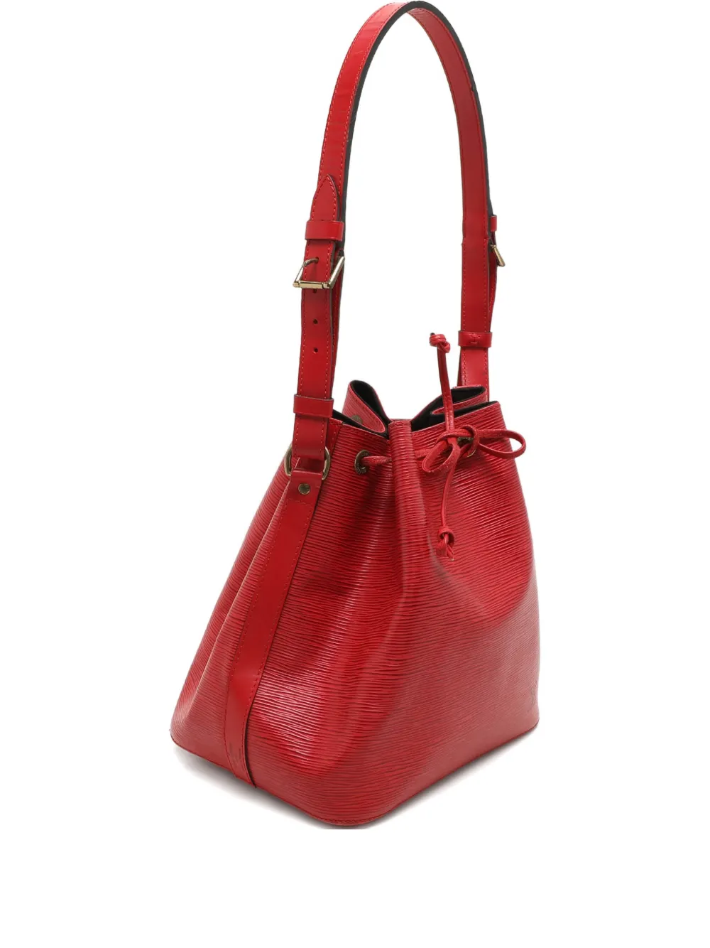 Louis Vuitton Pre-Owned 1993 Petit Noe leather bucket bag - Red