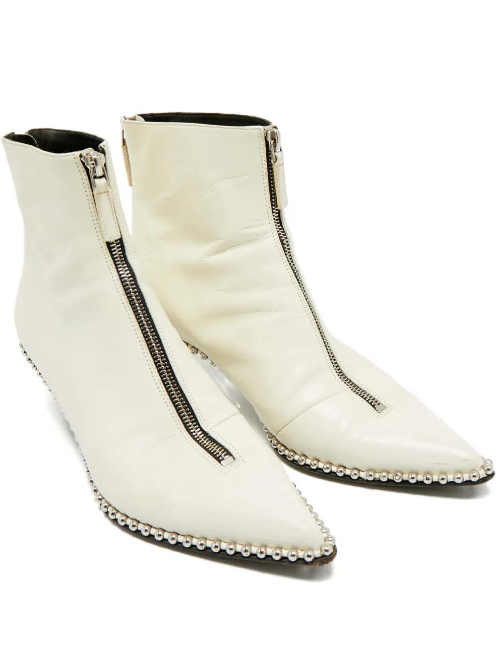 Alexander Wang Eri studded leather boots | White | Image 1