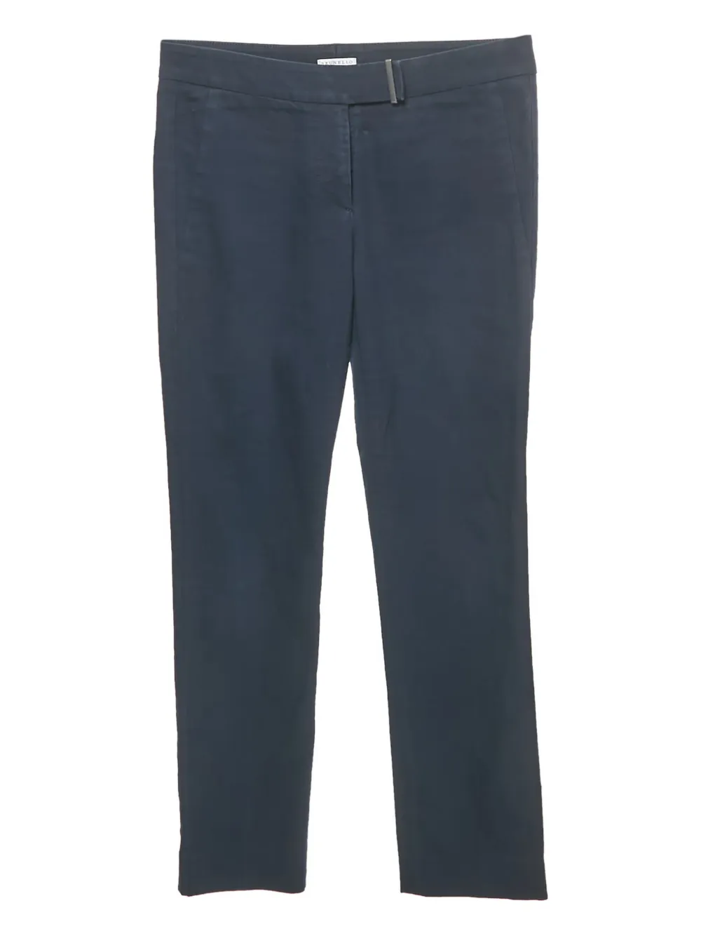 Brunello Cucinelli side-pocket cropped trousers - Blu