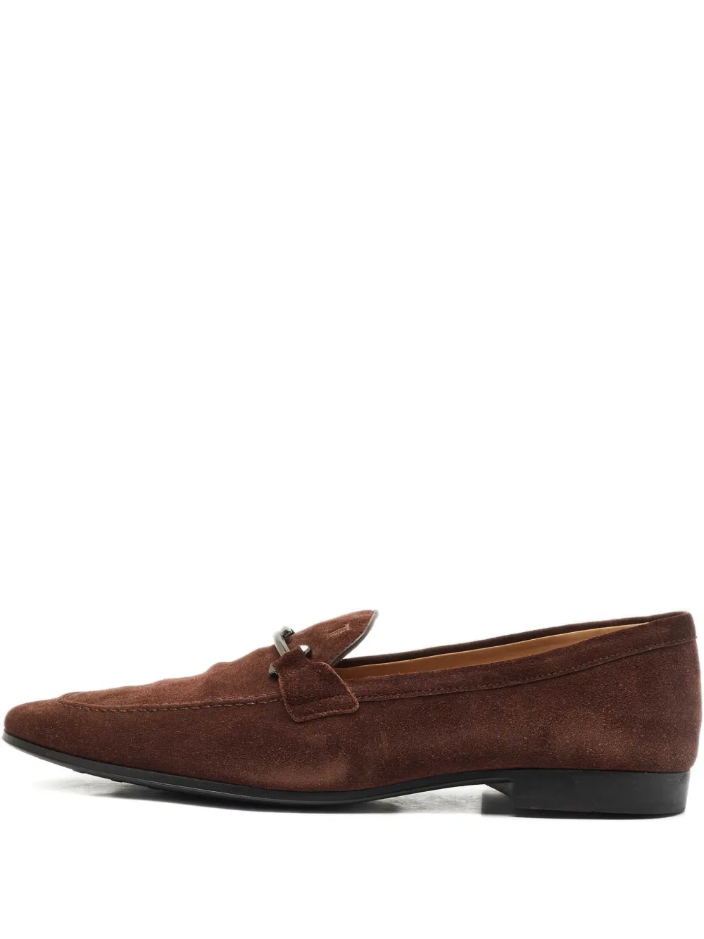 Tod's Vintage suede penny loafers - Marrone