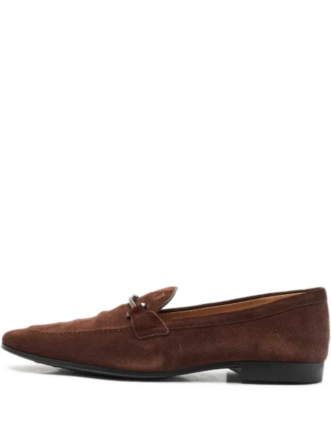 Tod's Vintage suede penny loafers