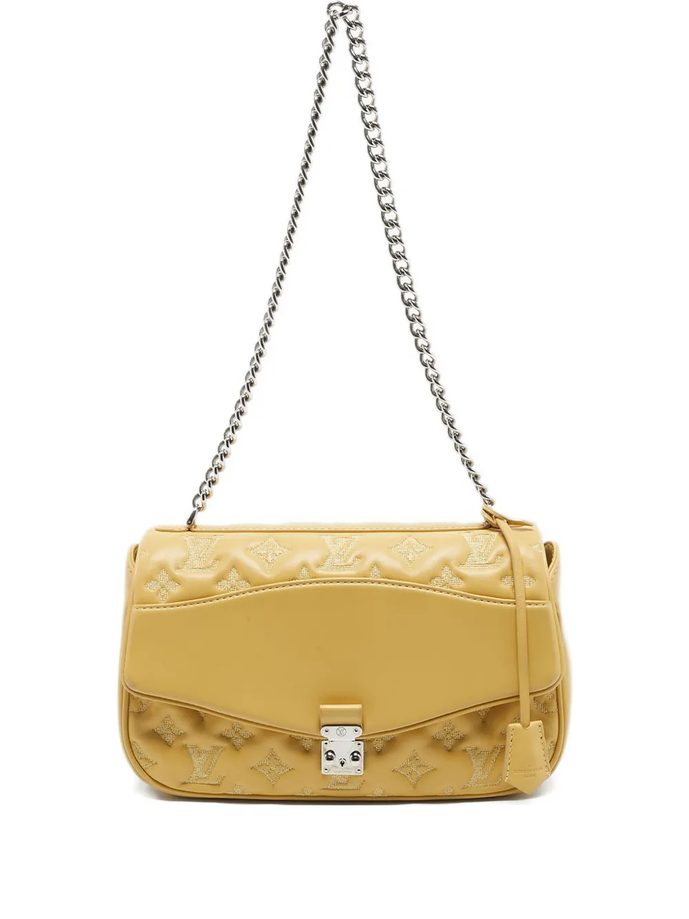 Louis Vuitton Pre-Owned 2012 monogram embroidered shoulder bag - Giallo