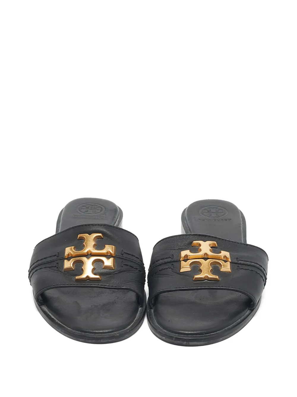 Tory Burch Everly logo-embellishment sandals - Zwart