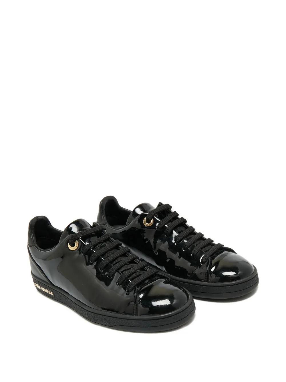 Louis Vuitton Pre-Owned Fontrow leather sneakers - Zwart