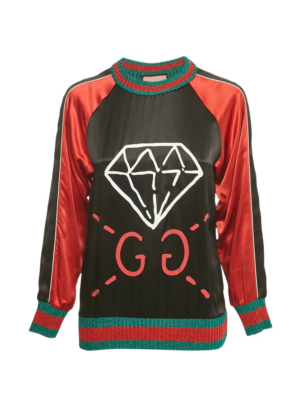 Gucci Pre-Owned Ghost Diamond sweatshirt - Nero