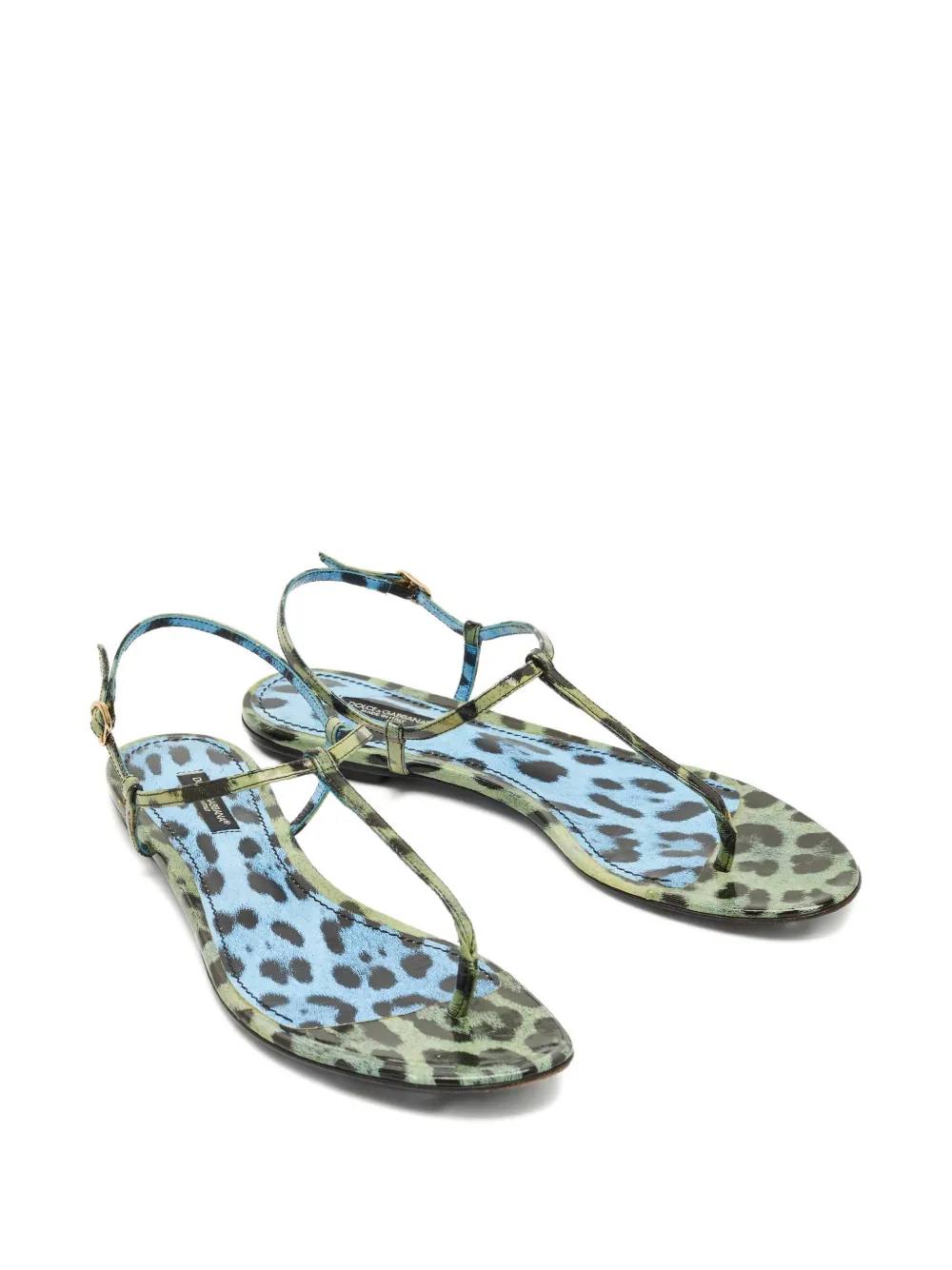 Dolce & Gabbana Pre-Owned thong sandals - Blauw