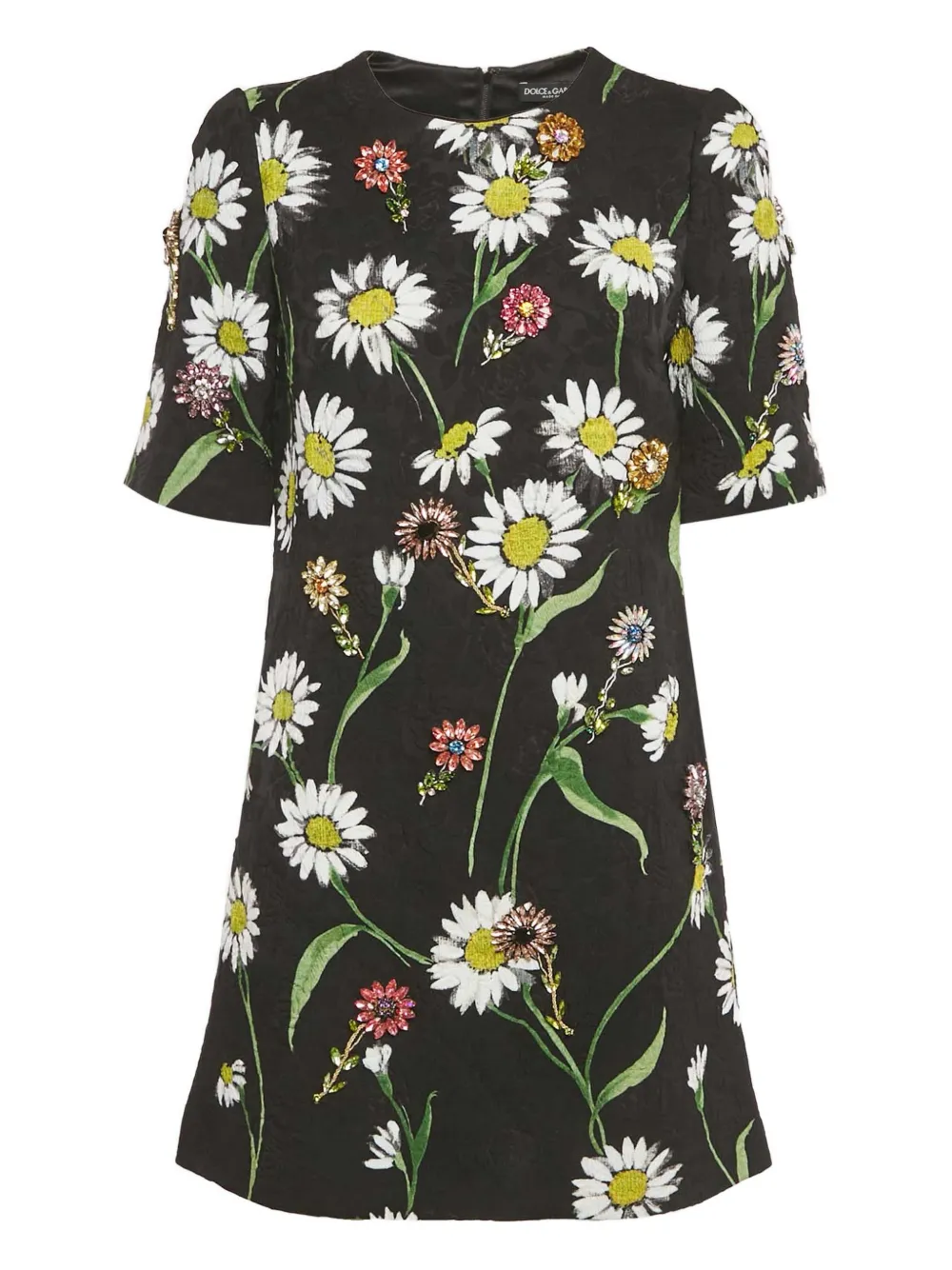 Dolce & Gabbana Pre-Owned Abito con effetto jacquard - Nero