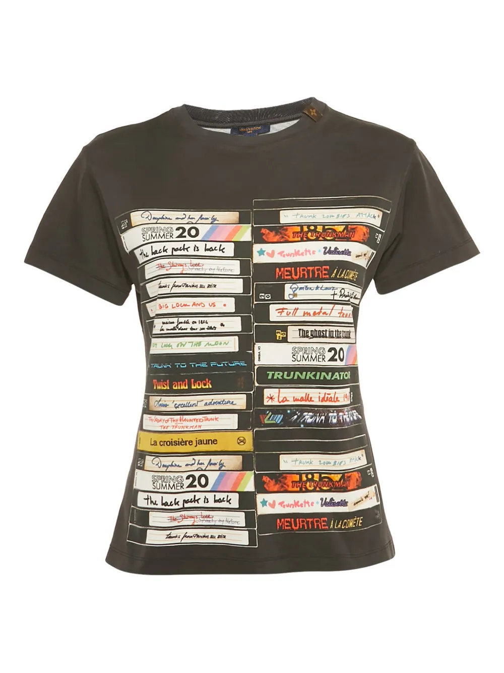 Louis Vuitton Pre-Owned cotton printed T-shirt - Nero