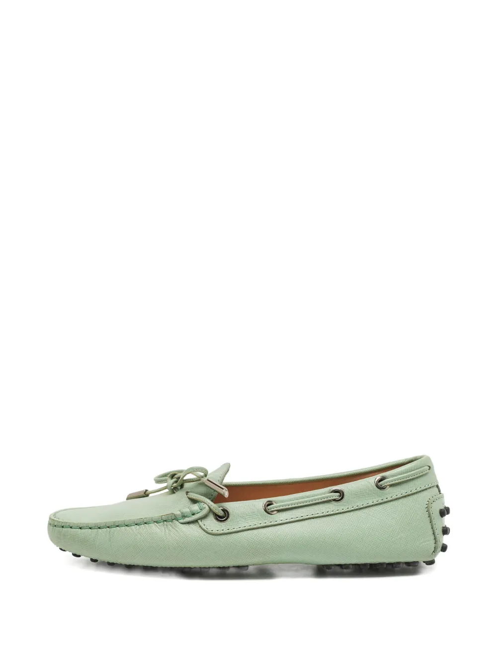 Tod's Vintage Mocassini Gommino in pelle - Verde