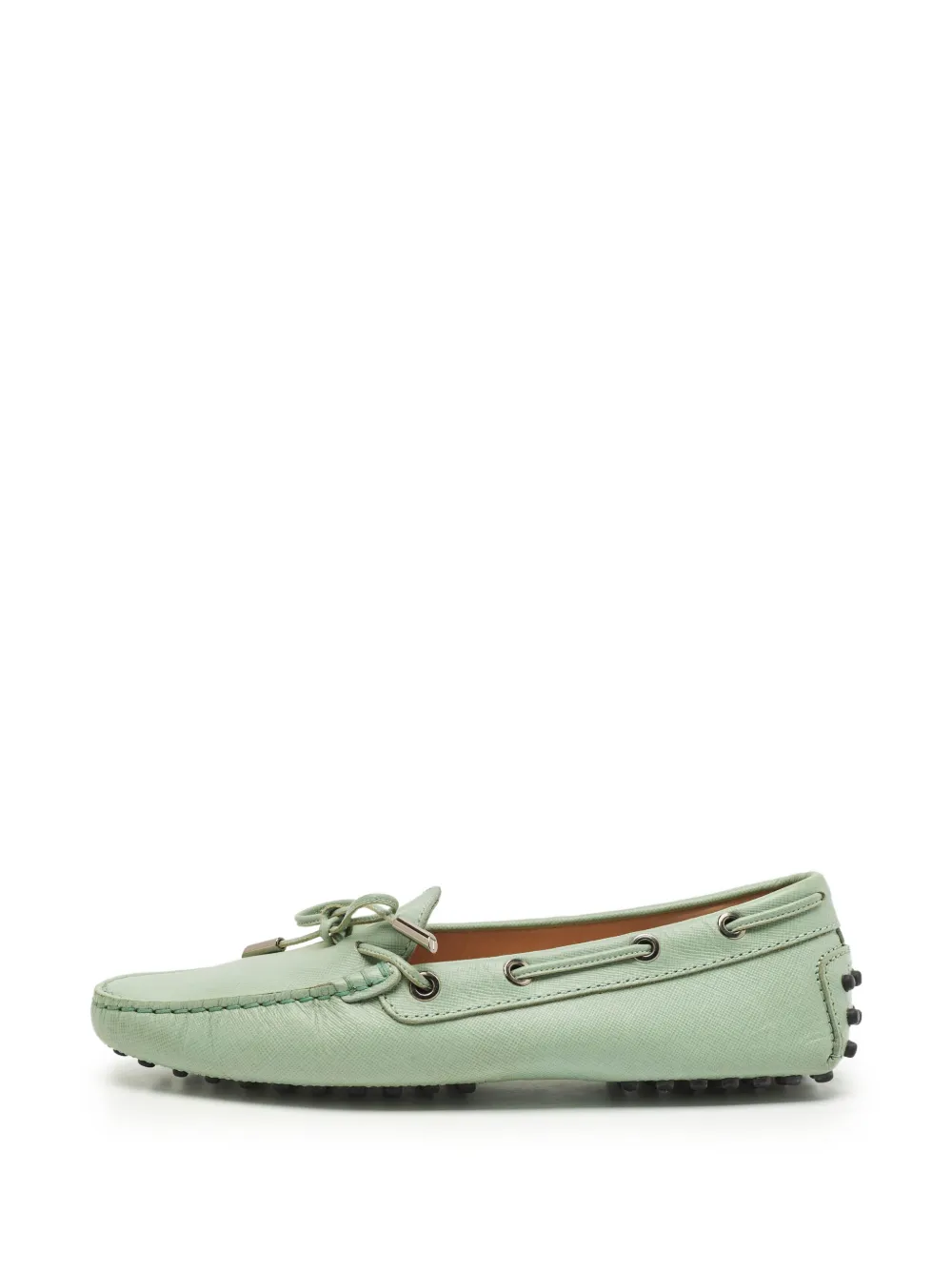 Tod's Vintage Mocassini Gommino in pelle - Verde