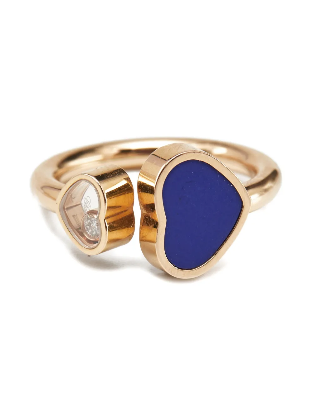 Chopard Pre-Owned heart diamond and lapis lazuli ring | Pink | Image 1