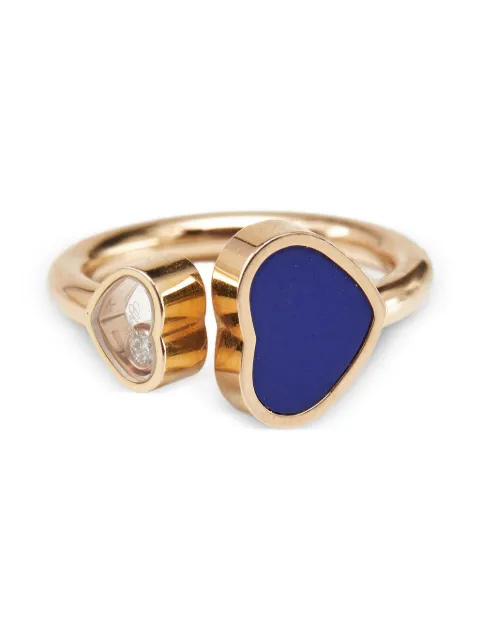 Chopard Pre-Owned heart diamond and lapis lazuli ring