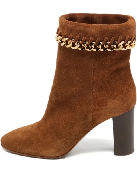 Casadei Chain suede boots