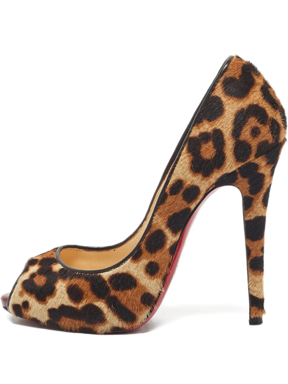 Christian Louboutin Pre-Owned leopard-print heeled pumps - Marrone