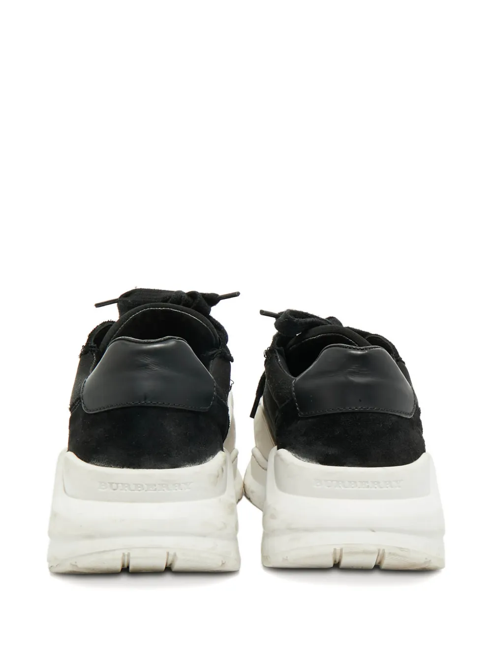 Burberry Pre-Owned Ramsey black sneakers - Zwart