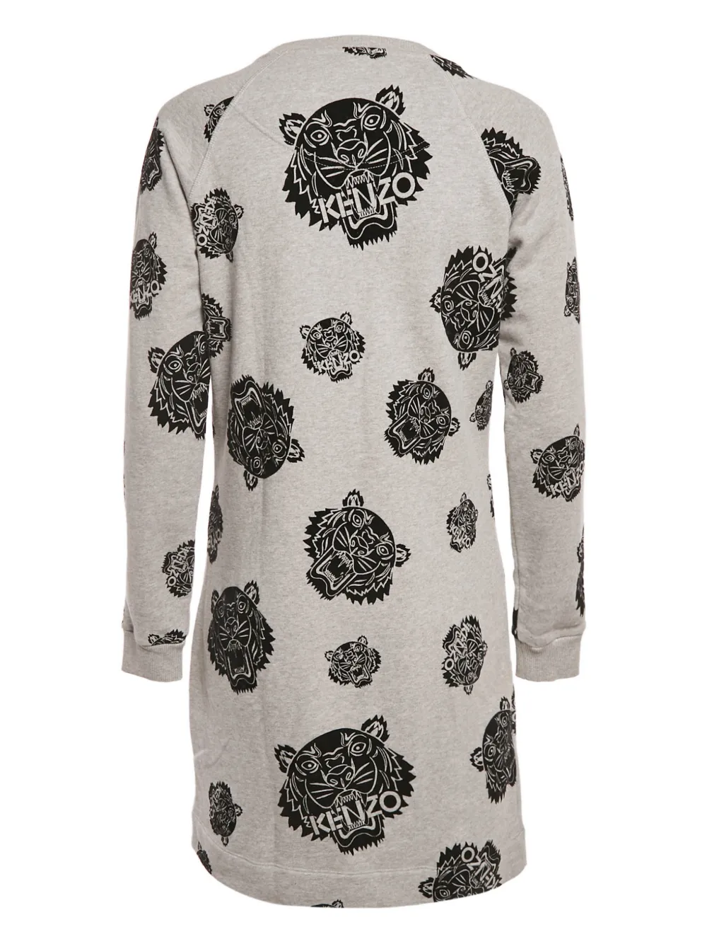 Kenzo Pre-Owned tiger-motif mini dress - Grijs