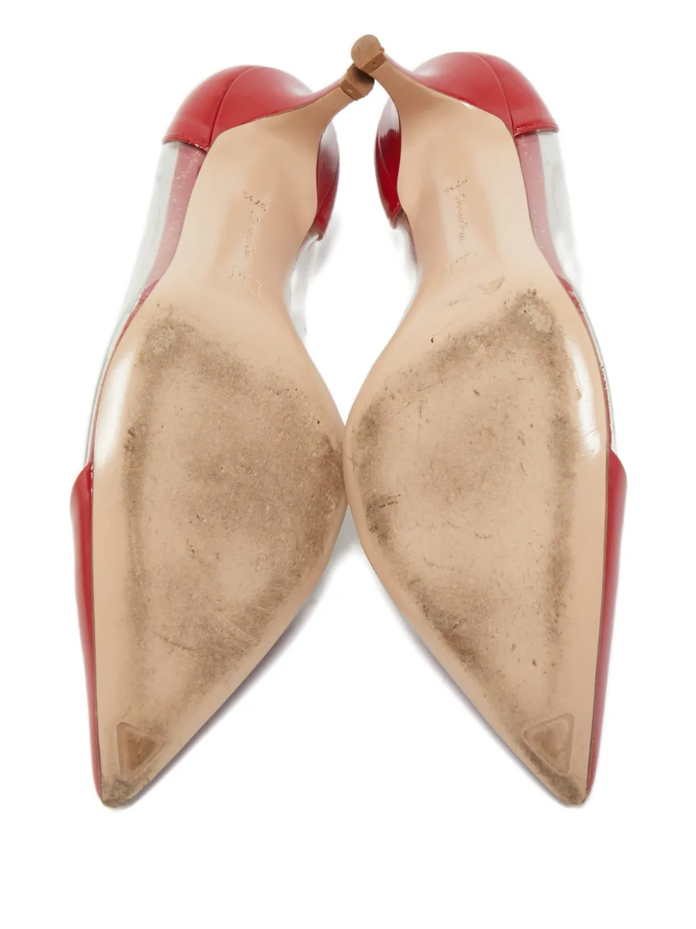 Gianvito Rossi plexi patent-leather pumps 37-5 - Wit