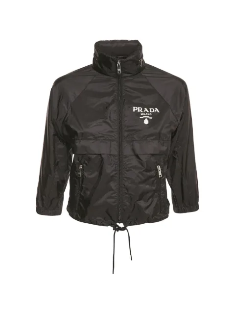 Prada Pre-Owned hooded zip-up jacket