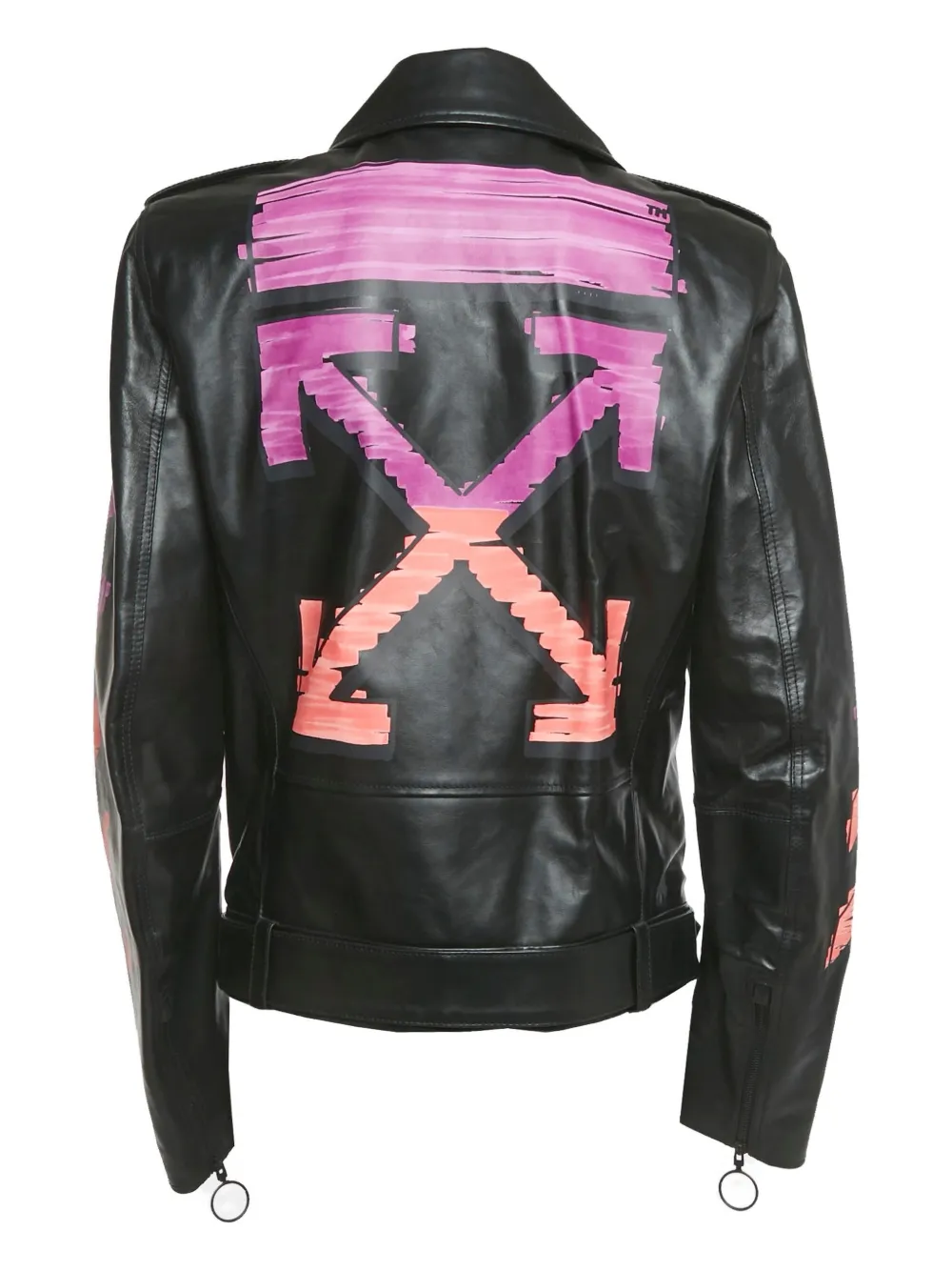 Off-White Pre-Owned Arrow-motif leather jacket | Image 2
