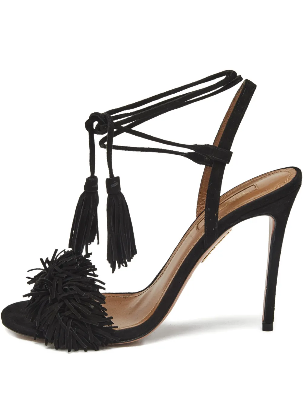 Aquazzura Wild Thing fringe sandals - Nero