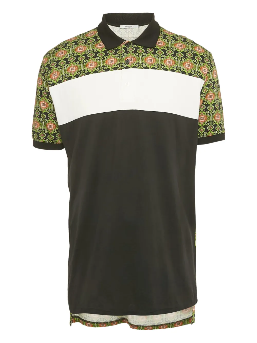 Givenchy Pre-Owned back print polo shirt | Black | Image 1