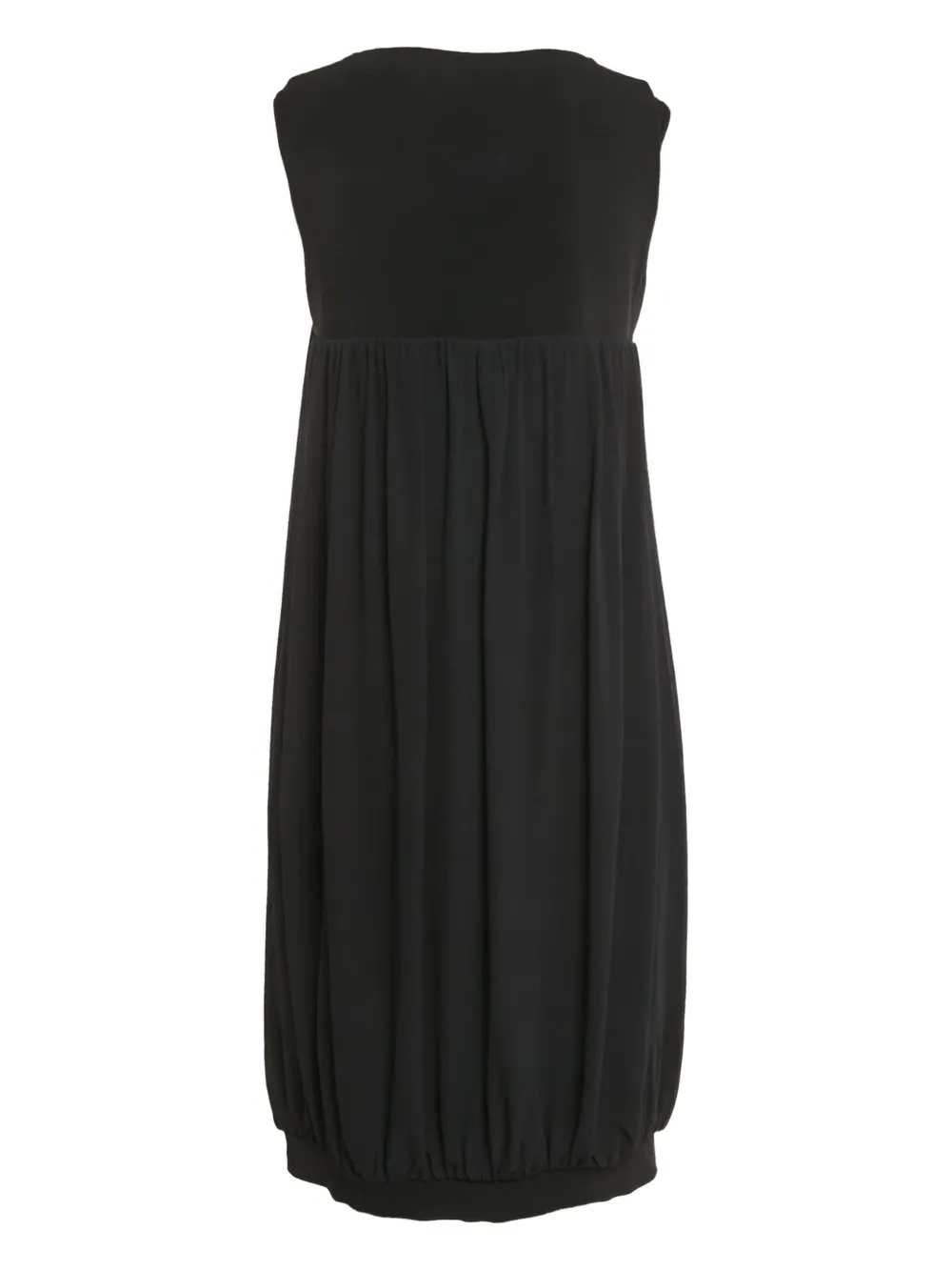 Max Mara crepe-finish mini dress - Zwart