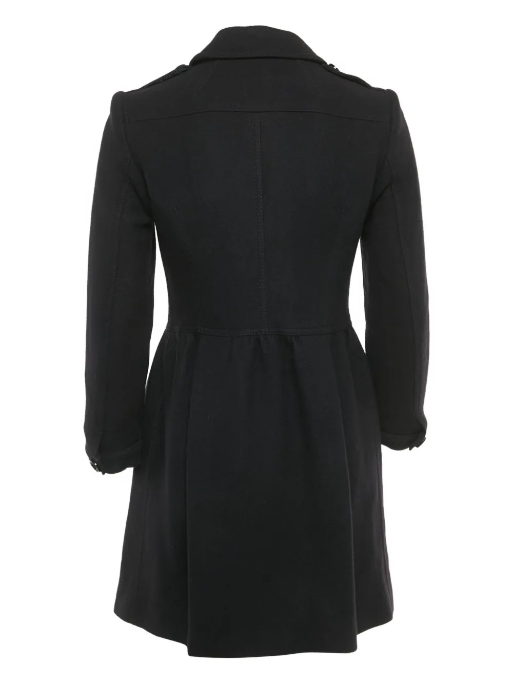 Burberry single-breasted coat - Zwart