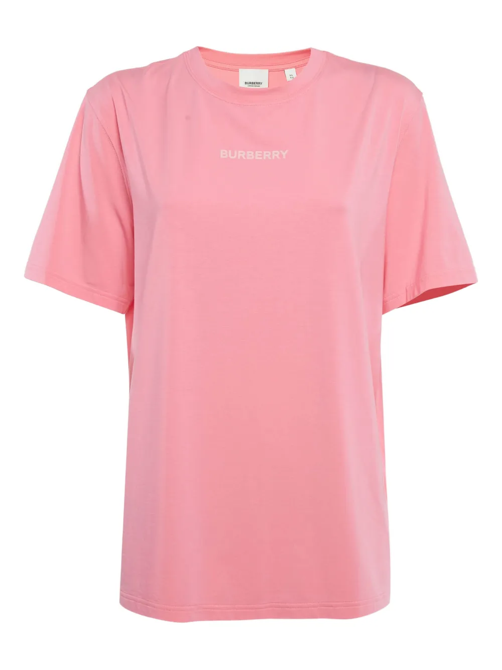 Burberry Pre-Owned logo-print crew-neck T-shirt - Rosa