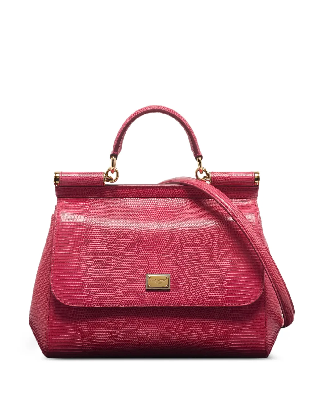 Dolce & Gabbana Pre-Owned Borsa tote Miss Sicily media in pelle - Rosa