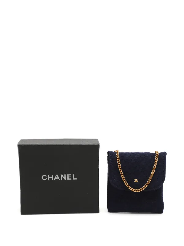 CHANEL Pre-Owned キルティング バッグ | ブルー | FARFETCH JP