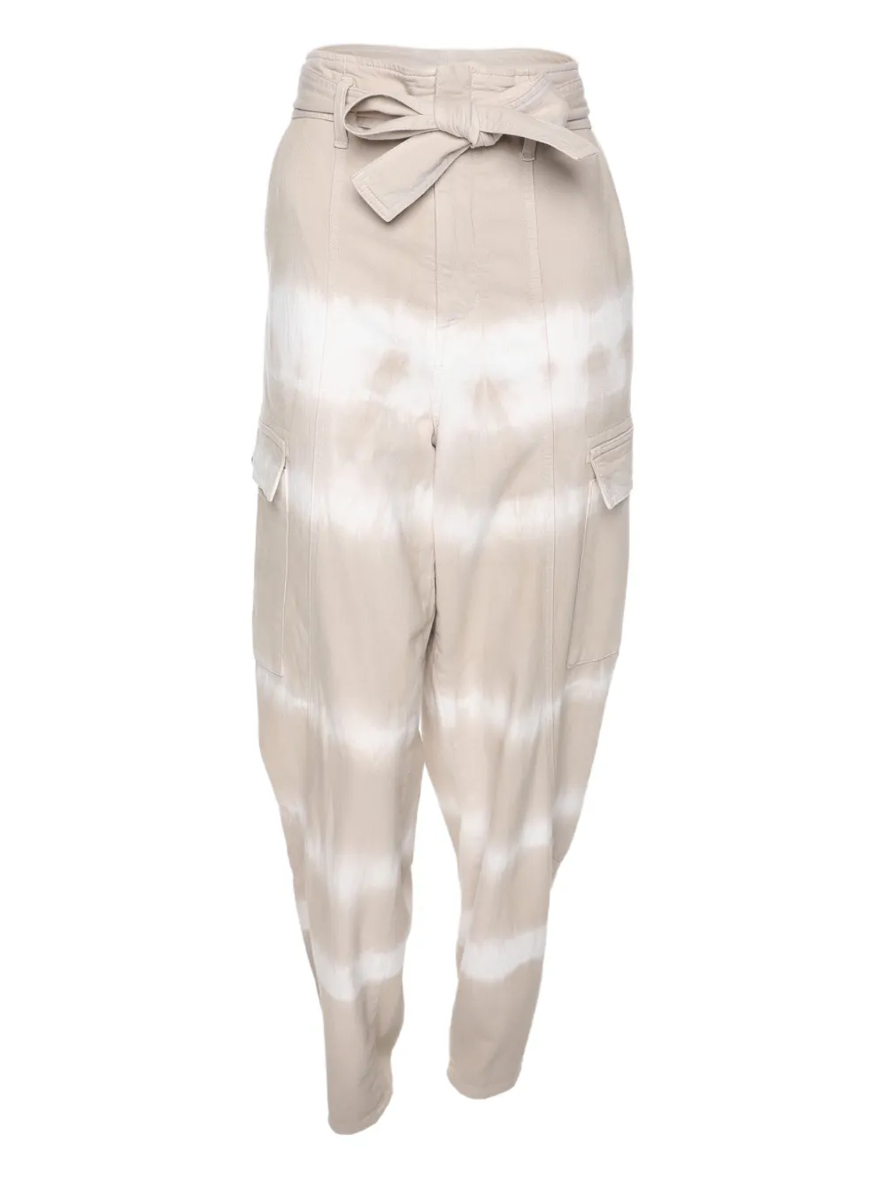 Stella McCartney Pre-Owned tie-dye belt trousers - Toni neutri