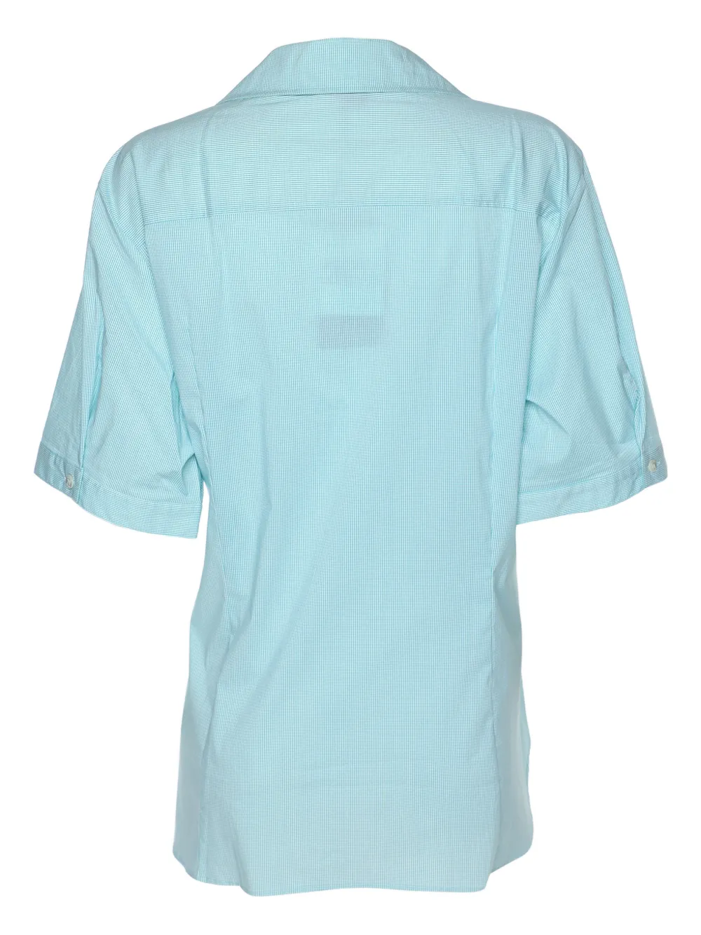  Marina Rinaldi Chemise En Coton à Manches Courtes - Bleu 