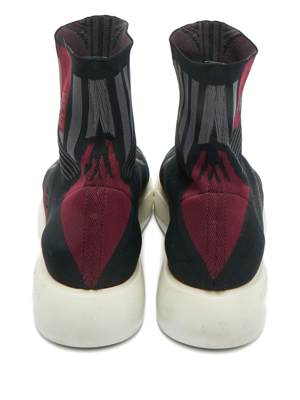 Prada Pre-Owned high-top sock sneakers - Zwart