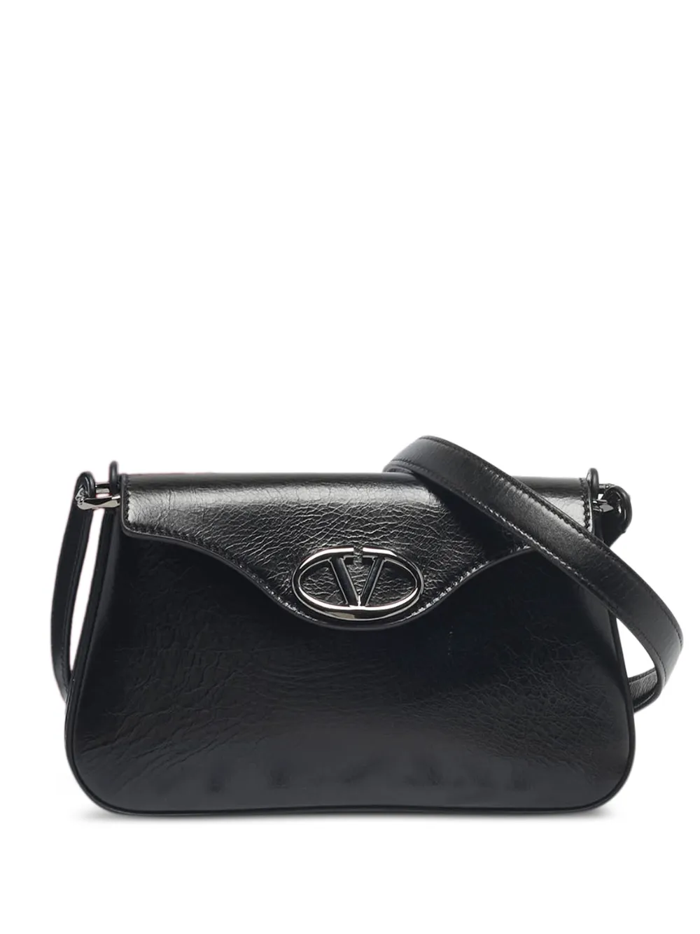 Valentino Garavani Pre-Owned Borsa a spalla VLogo in pelle - Nero