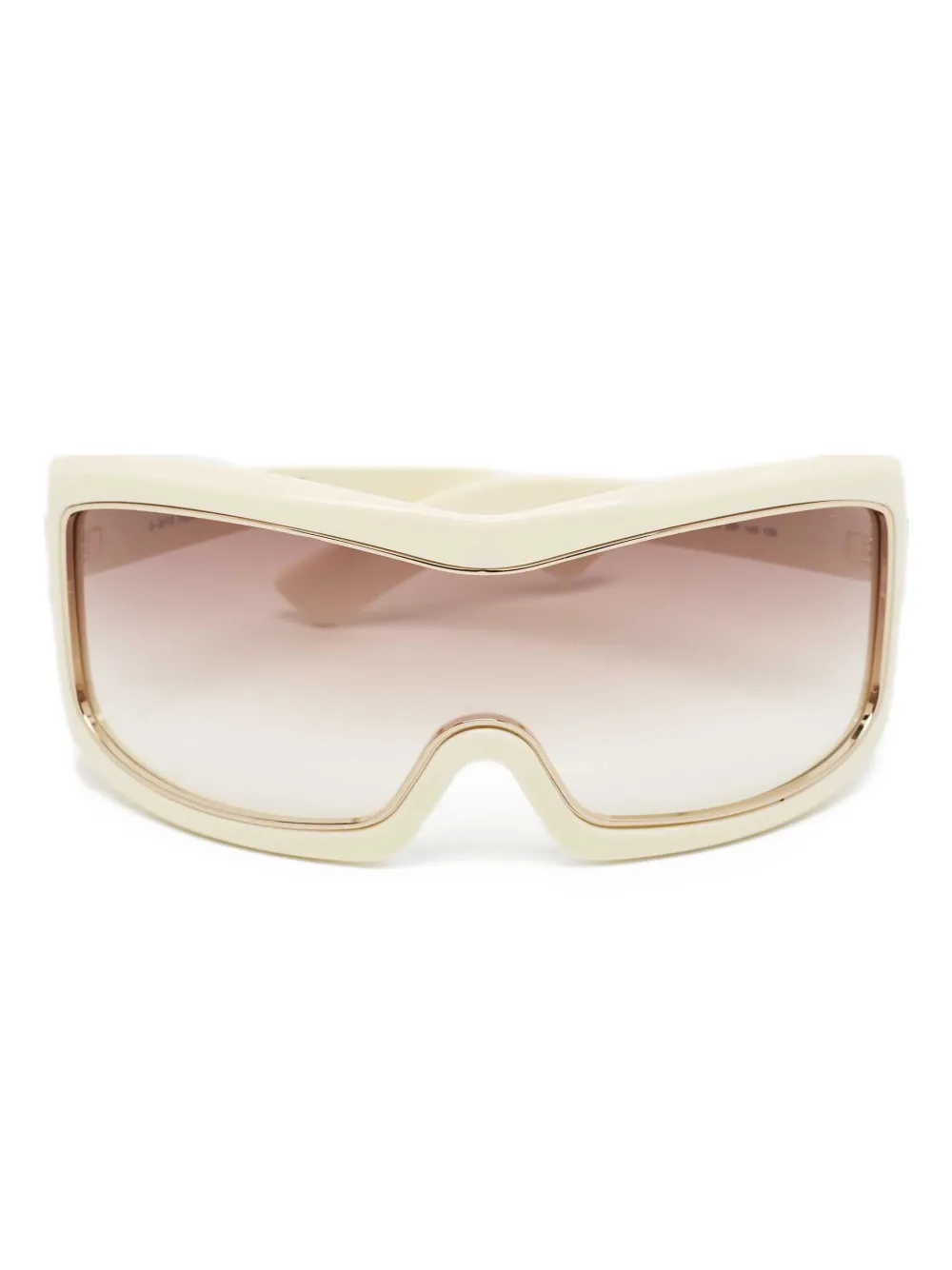 Tom Ford Pre-Owned shield gradient sunglasses | Neutrals | Image 1